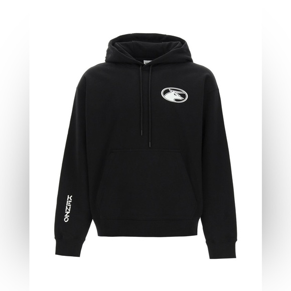 Kenzo CNY Oversized Hoody Year of the OX Size Large Color Black White - Picture 1 of 8